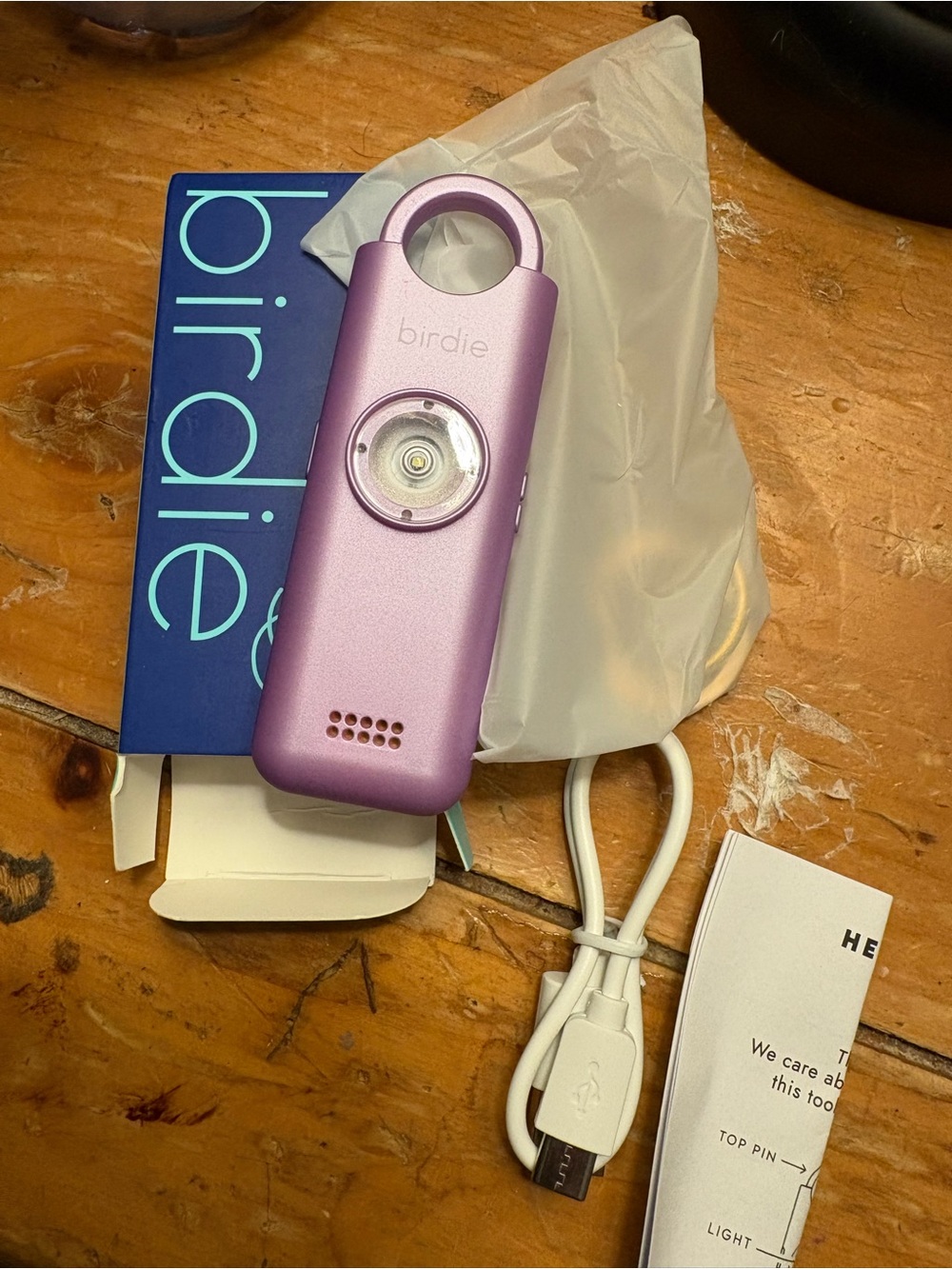 Birdies 3.0 Personal Safety Alarm in Lavender